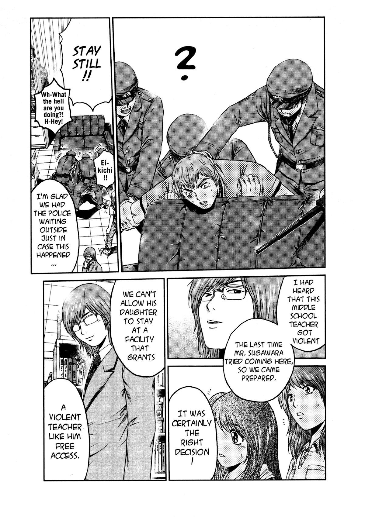 GTO: Shonan 14 Days Chapter 58 page 11 - Chapter 58: Angry Fist