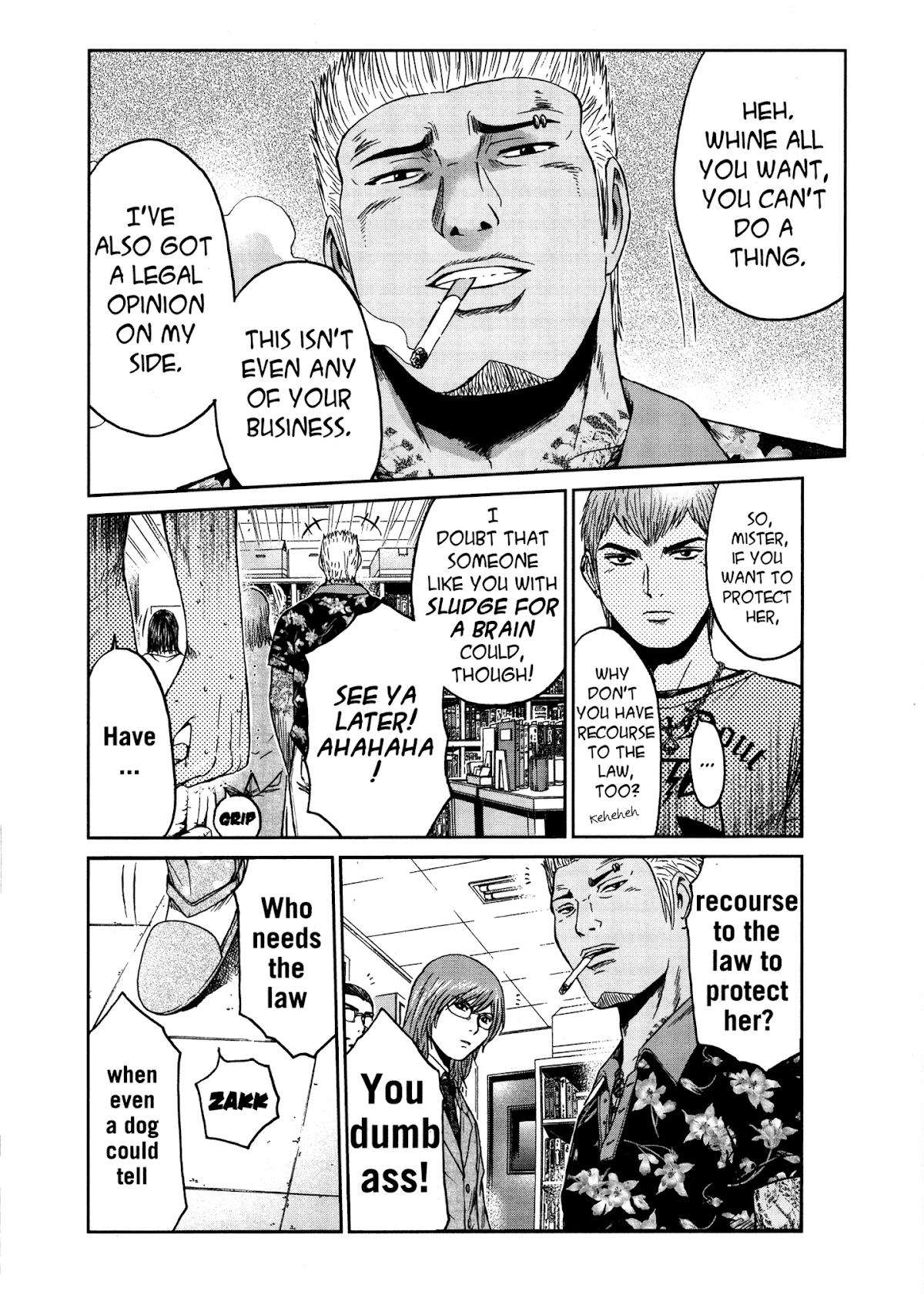 GTO: Shonan 14 Days Chapter 58 page 8 - Chapter 58: Angry Fist
