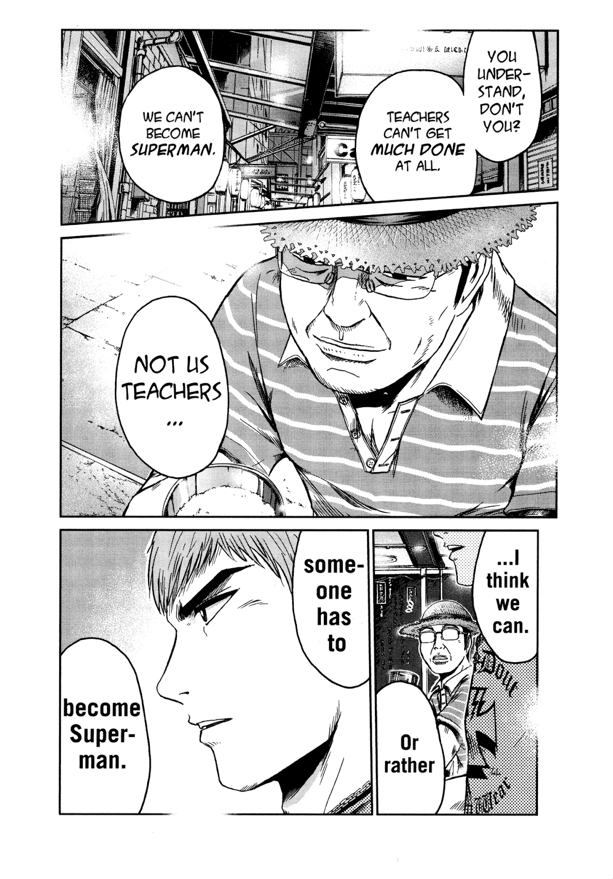GTO: Shonan 14 Days Chapter 65 page 13 - Chapter 65: I Wish I Could Be Superman