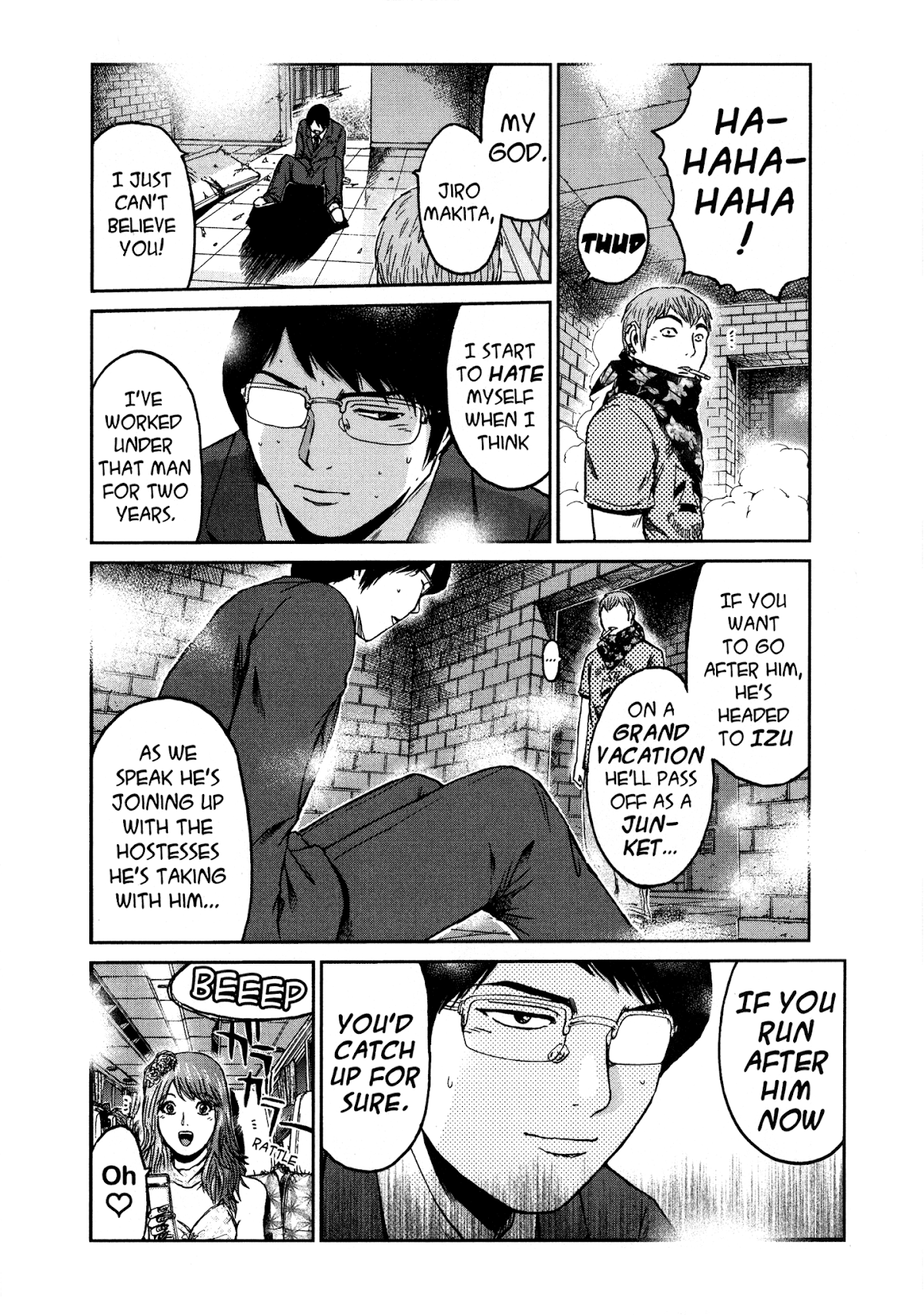 GTO: Shonan 14 Days Chapter 67 page 8 - Chapter 67: Chase! Chase! Chase!