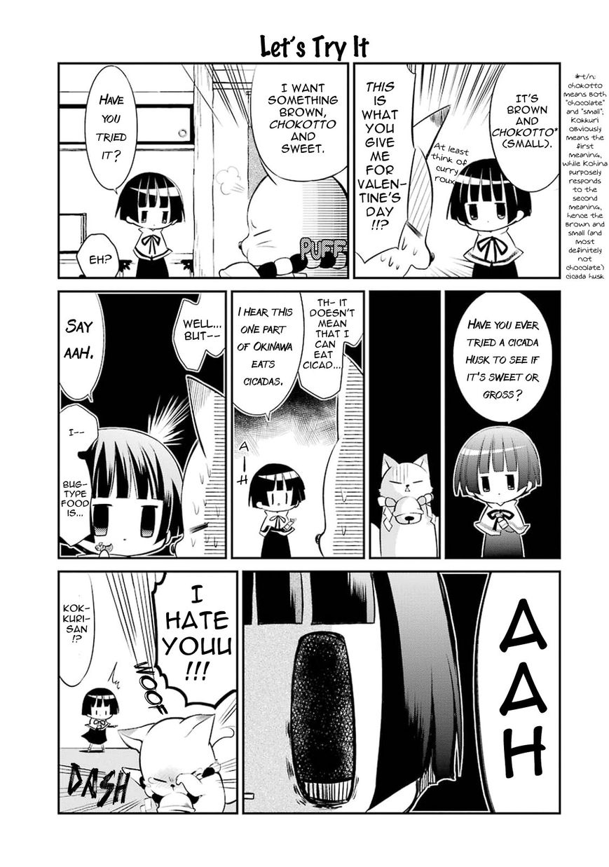 Gugure! Kokkuri-san Chapter 15 page 11 - Chapter 15 : Ah, Kokkuri-san On Valentine's Day