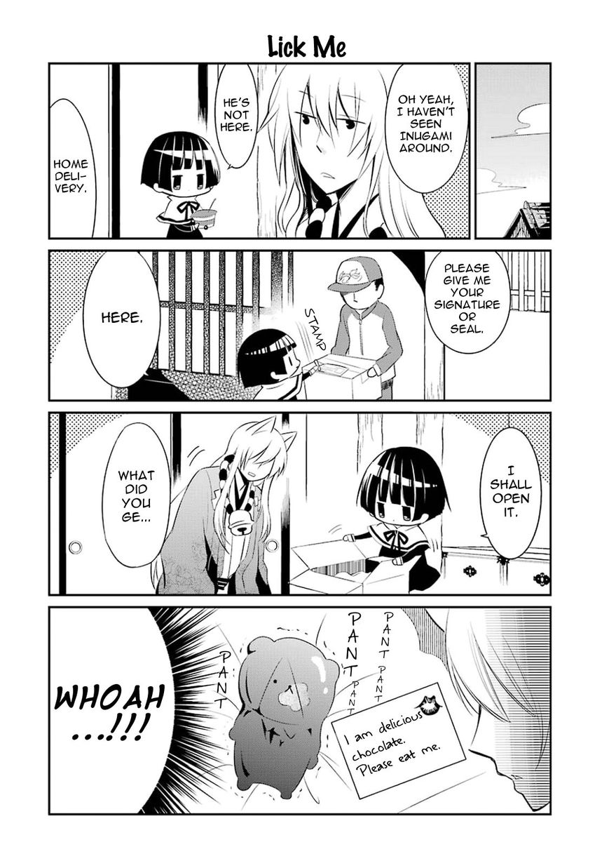 Gugure! Kokkuri-san Chapter 15 page 8 - Chapter 15 : Ah, Kokkuri-san On Valentine's Day