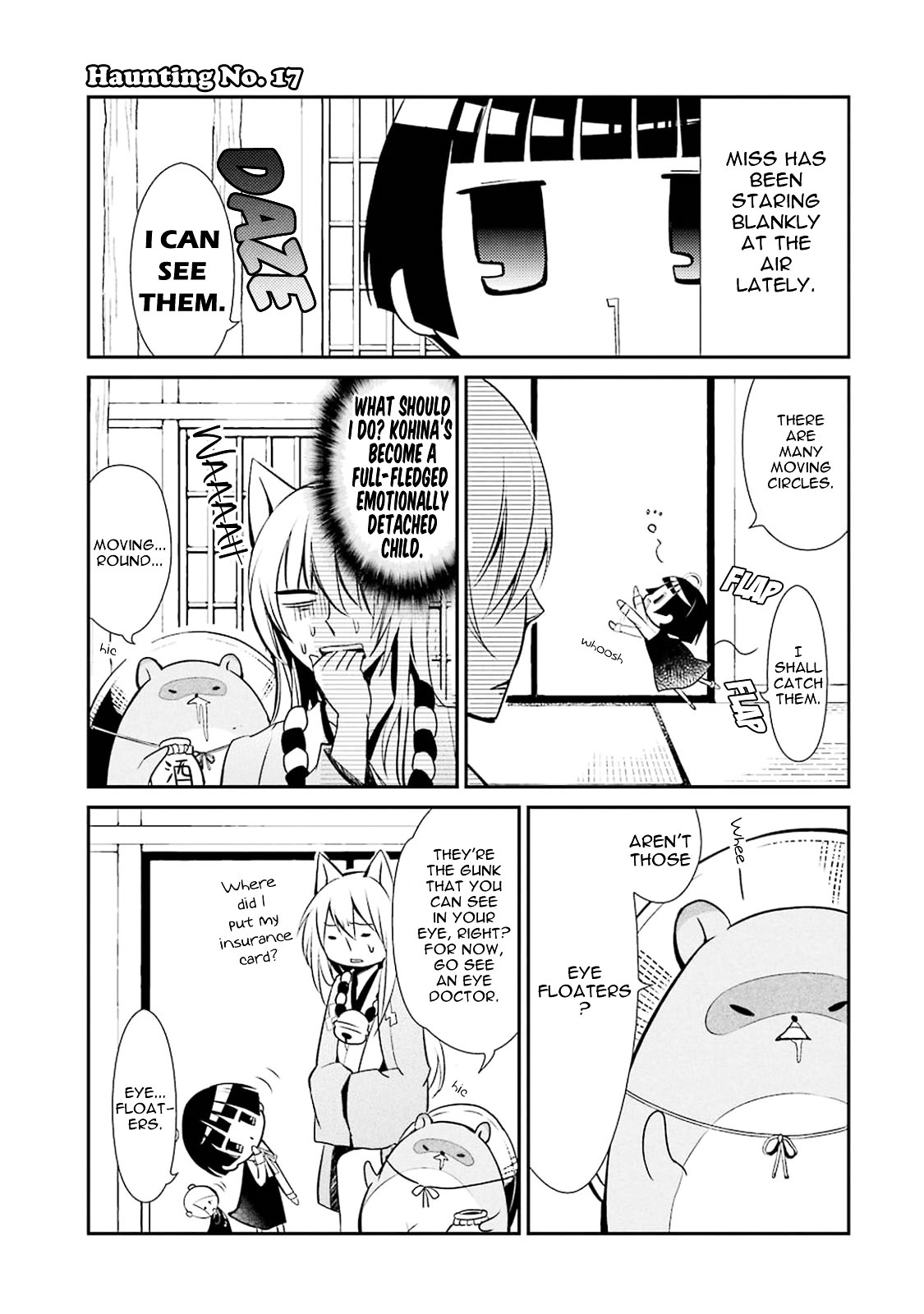 Gugure! Kokkuri-san Chapter 17 page 1 - Chapter 17 : Ah, Ichimatsu, The Cyclops And The Old Tanuki