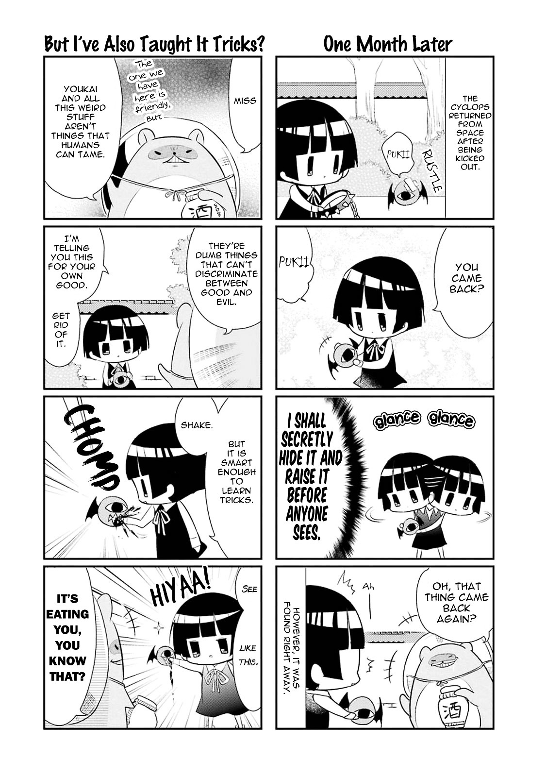 Gugure! Kokkuri-san Chapter 17 page 8 - Chapter 17 : Ah, Ichimatsu, The Cyclops And The Old Tanuki