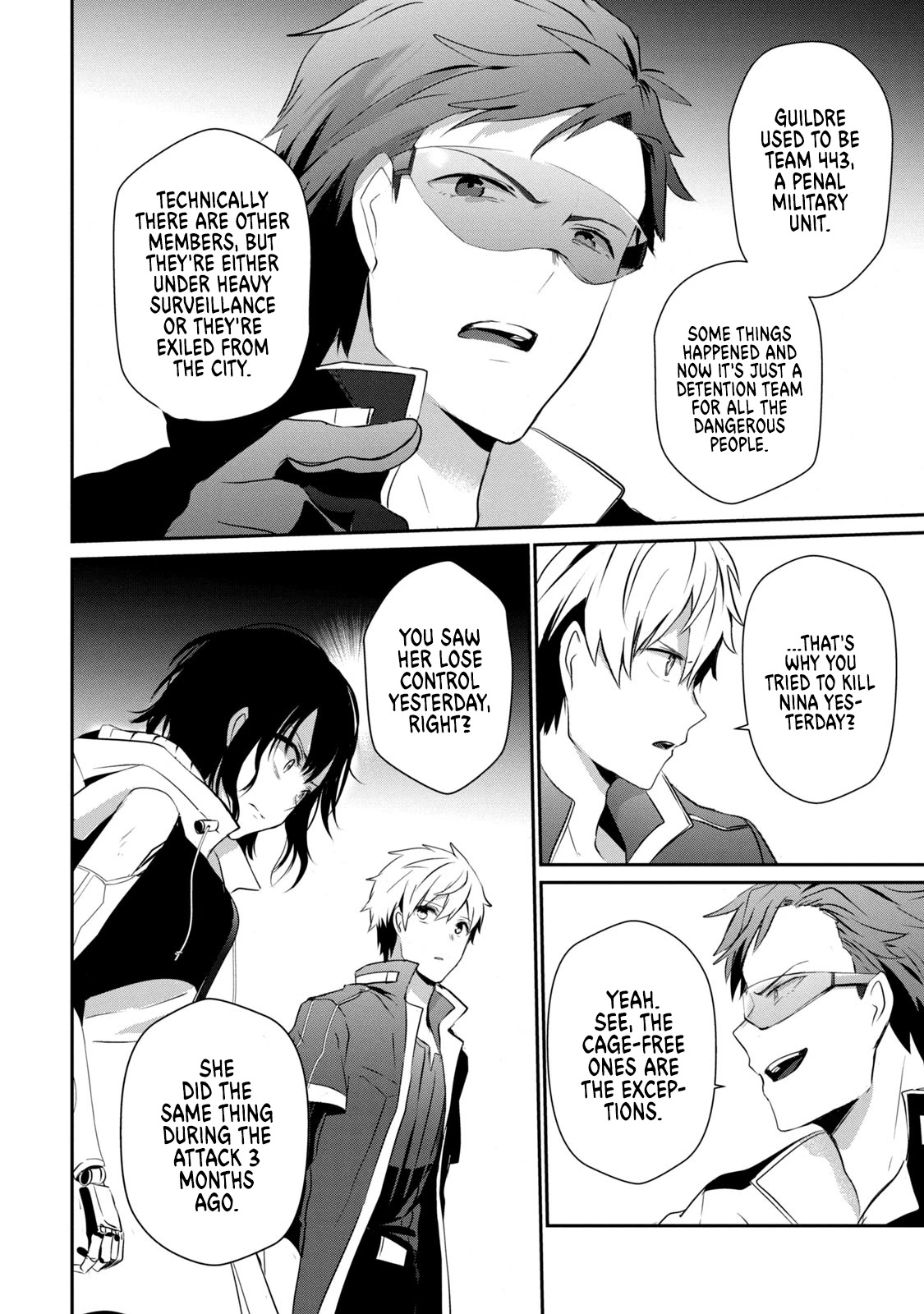 Guilty Children Chapter 7 page 21 - Chapter 7: Weapon - (Drone) 1