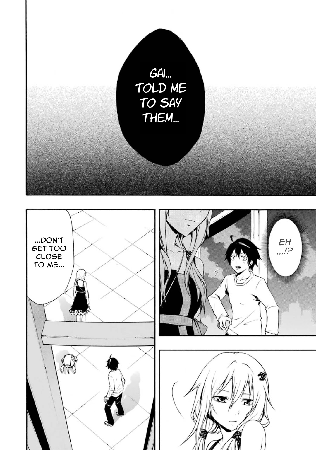 Guilty Crown Chapter 10 page 11 - Chapter 10: Concealment - Jet Black