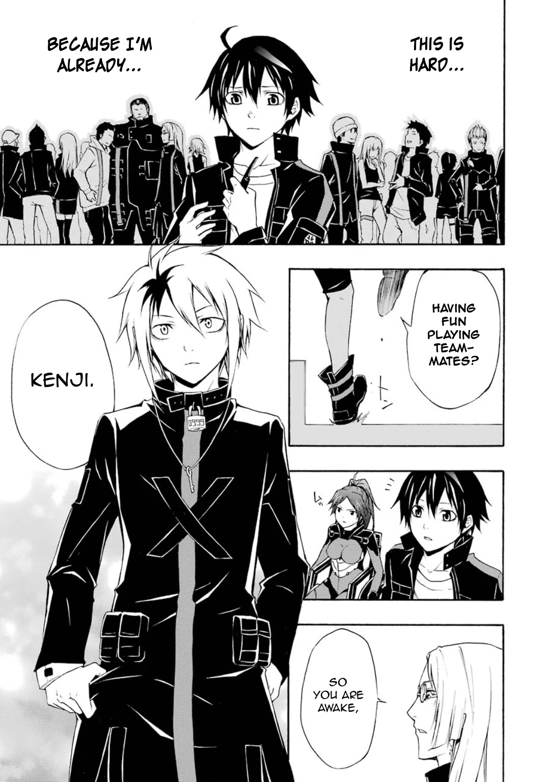 Guilty Crown Chapter 11 page 21 - Chapter 11: Cage - Leukocytes
