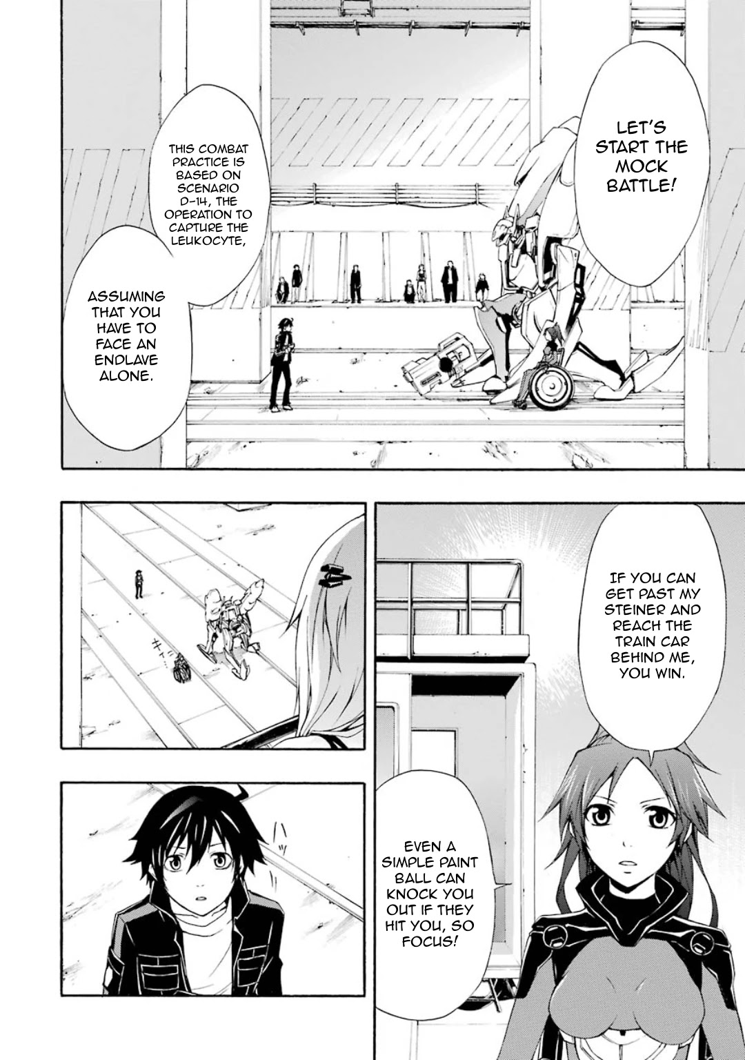 Guilty Crown Chapter 11 page 3 - Chapter 11: Cage - Leukocytes