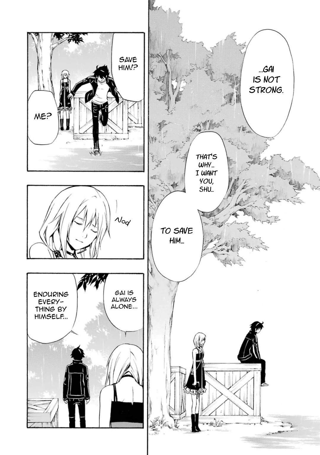 Guilty Crown Chapter 11 page 44 - Chapter 11: Cage - Leukocytes