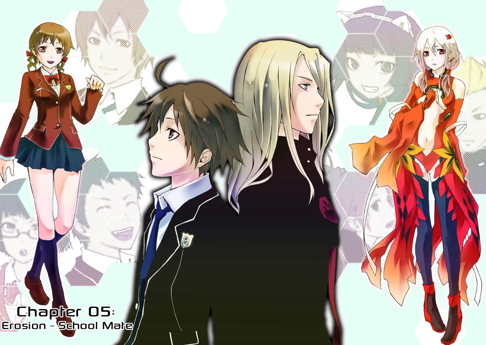 Guilty Crown Chapter 5 page 3 - Chapter 5: Erosion - School mate
