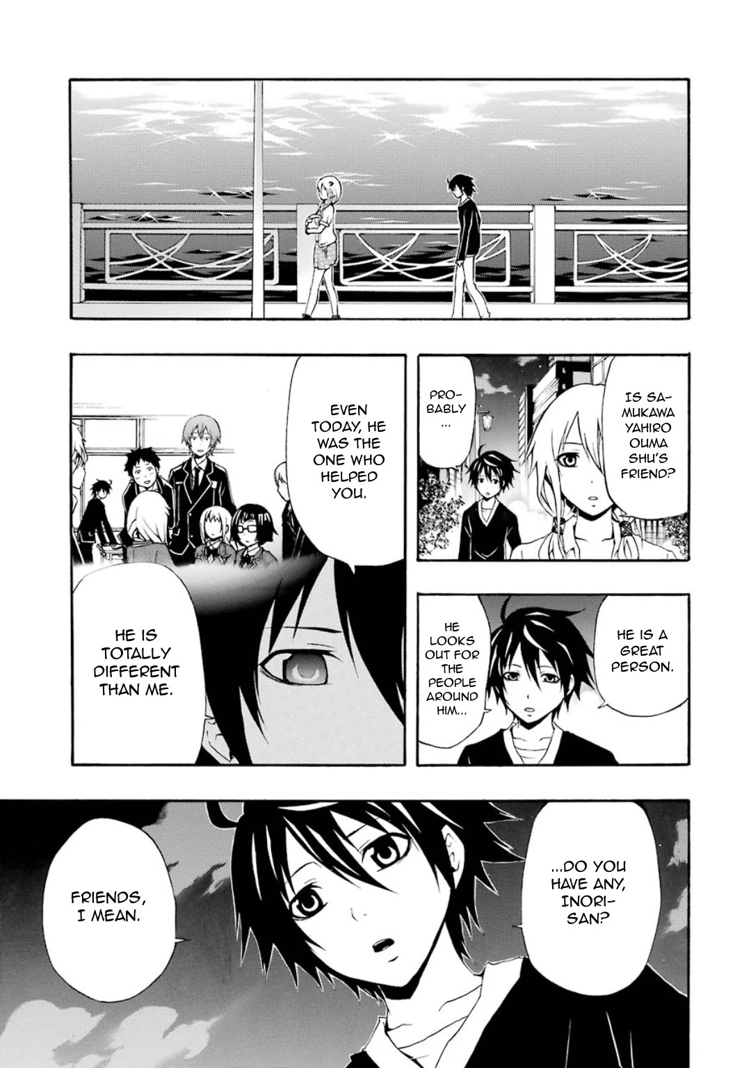Guilty Crown Chapter 5 page 33 - Chapter 5: Erosion - School mate