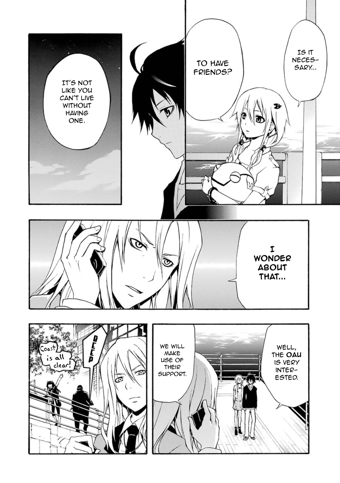 Guilty Crown Chapter 5 page 34 - Chapter 5: Erosion - School mate