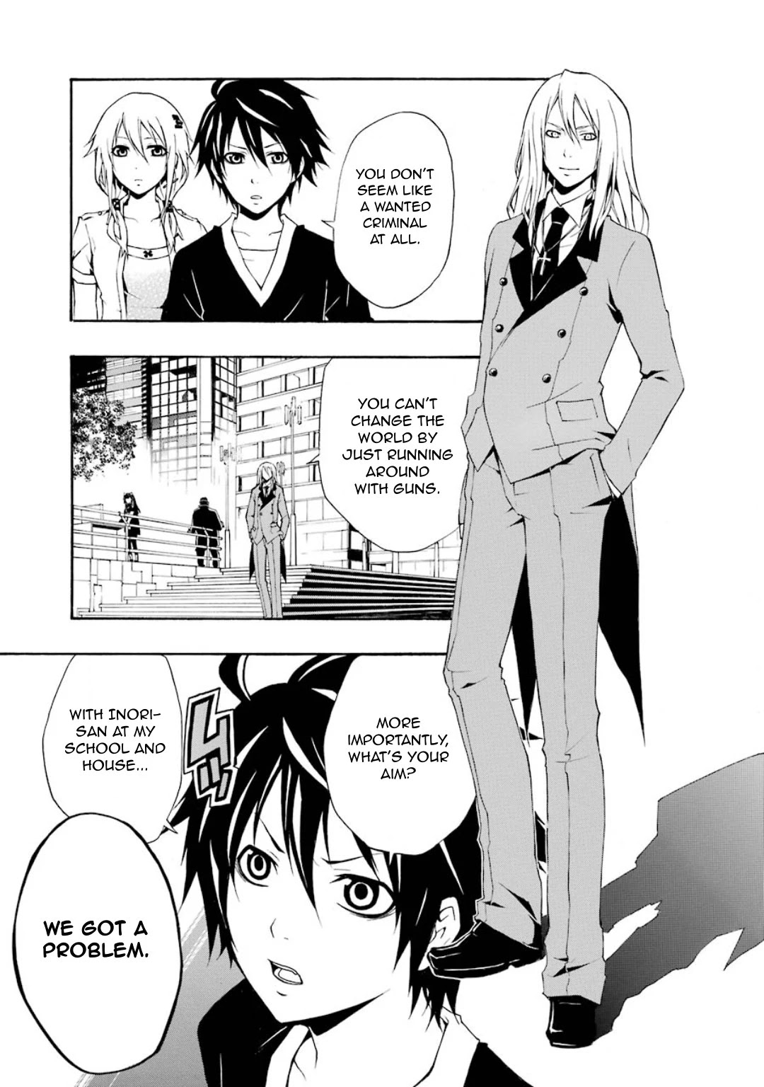 Guilty Crown Chapter 5 page 35 - Chapter 5: Erosion - School mate