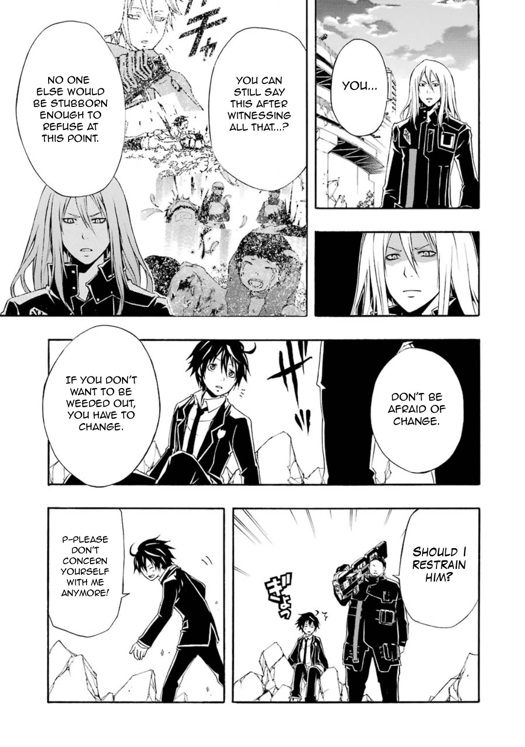 Guilty Crown Chapter 5 page 9 - Chapter 5: Erosion - School mate