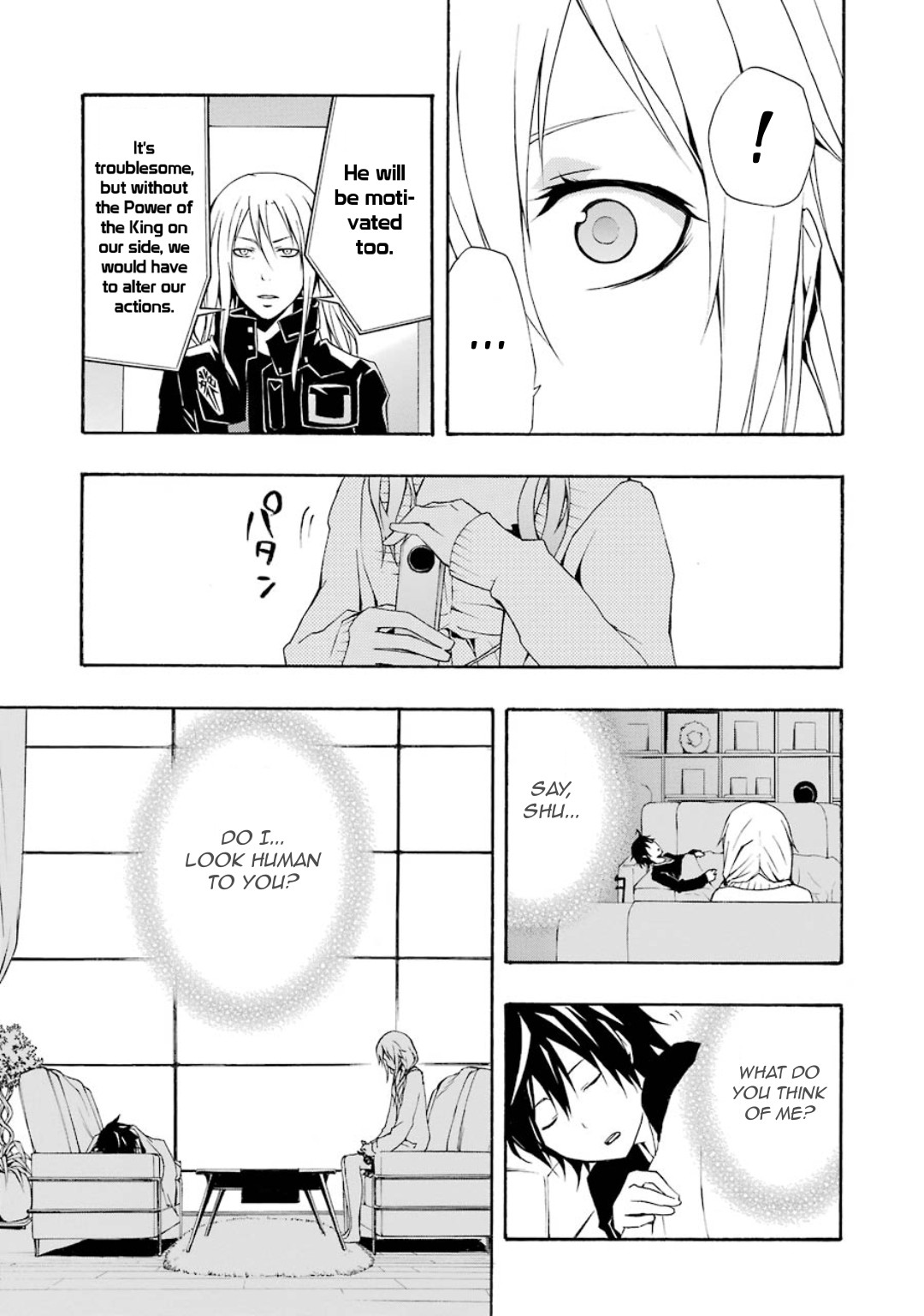 Guilty Crown Chapter 6 page 40 - Chapter 6: Silhouette​ - Trust