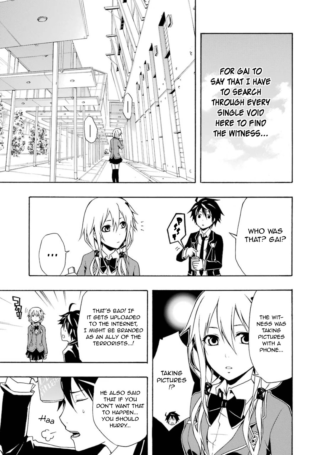 Guilty Crown Chapter 6 page 8 - Chapter 6: Silhouette​ - Trust