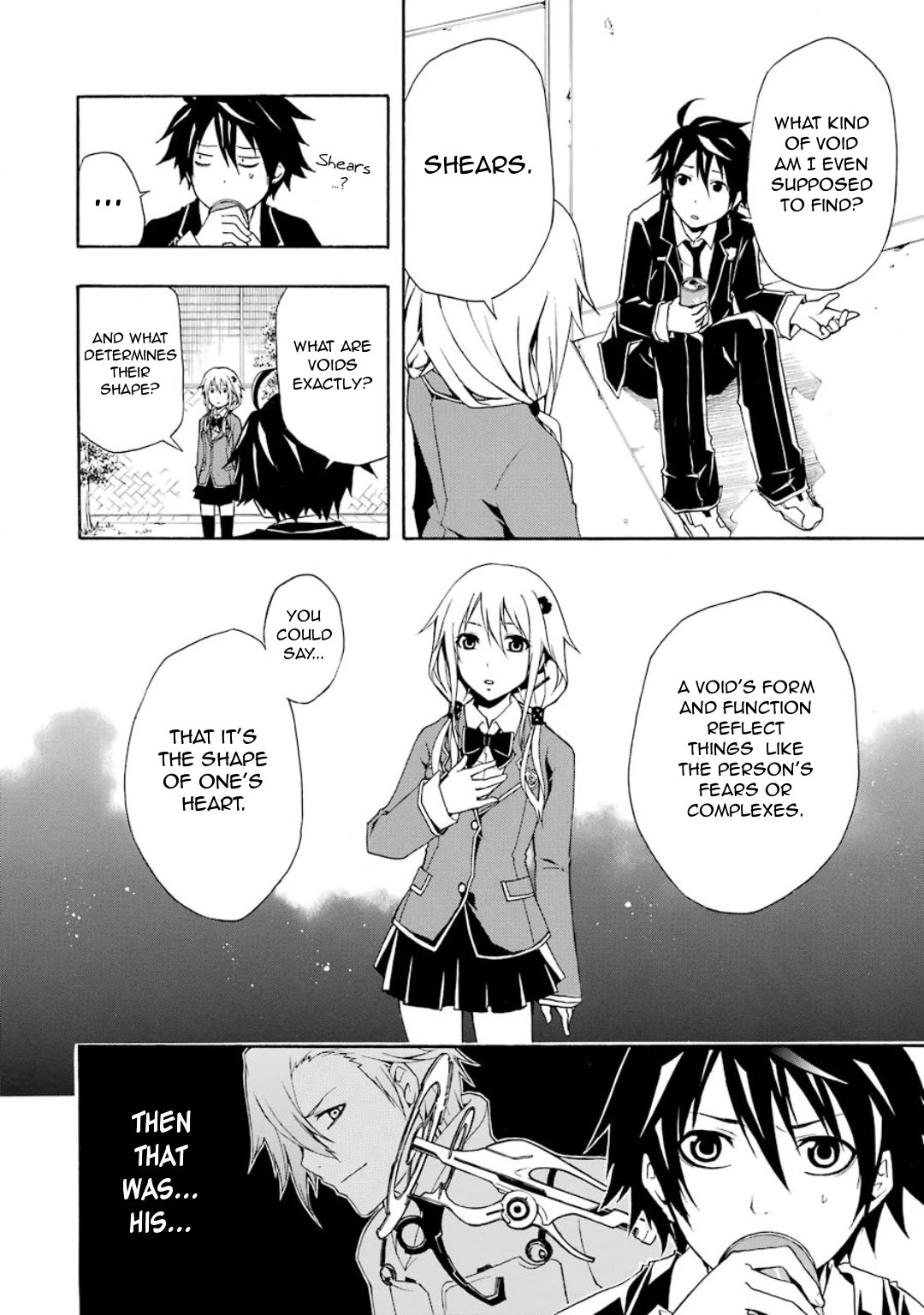 Guilty Crown Chapter 6 page 9 - Chapter 6: Silhouette​ - Trust