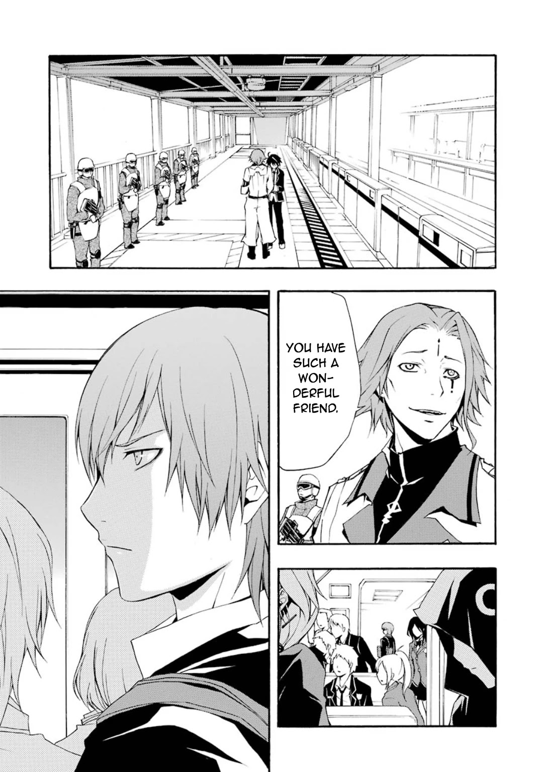 Guilty Crown Chapter 7 page 4 - Chapter 7: Regret - Astray