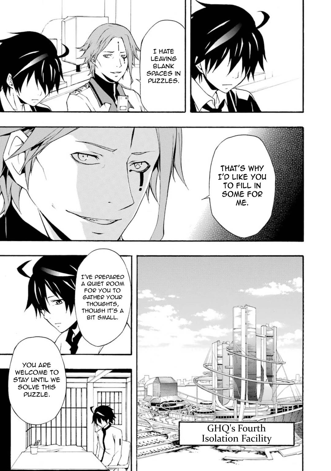 Guilty Crown Chapter 7 page 8 - Chapter 7: Regret - Astray