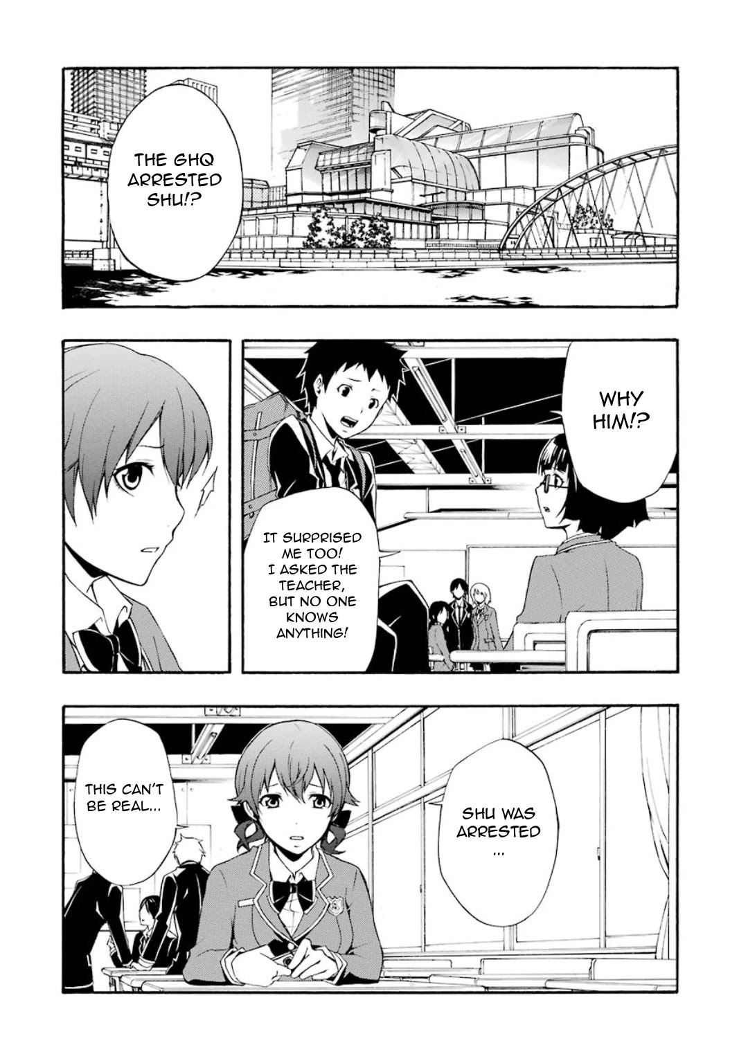 Guilty Crown Chapter 7 page 9 - Chapter 7: Regret - Astray
