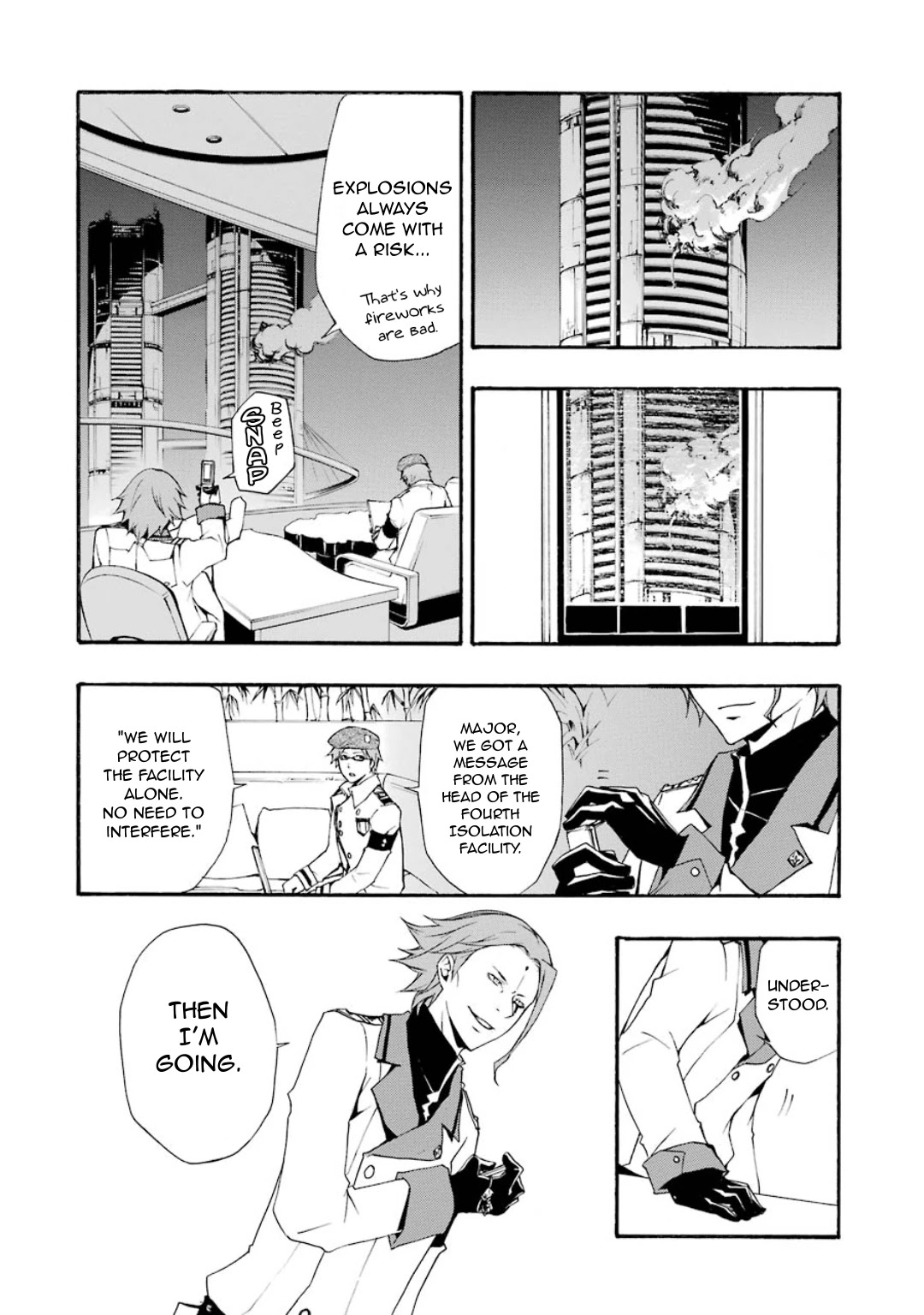 Guilty Crown Chapter 8 page 18 - Chapter 8: Floating - Faith