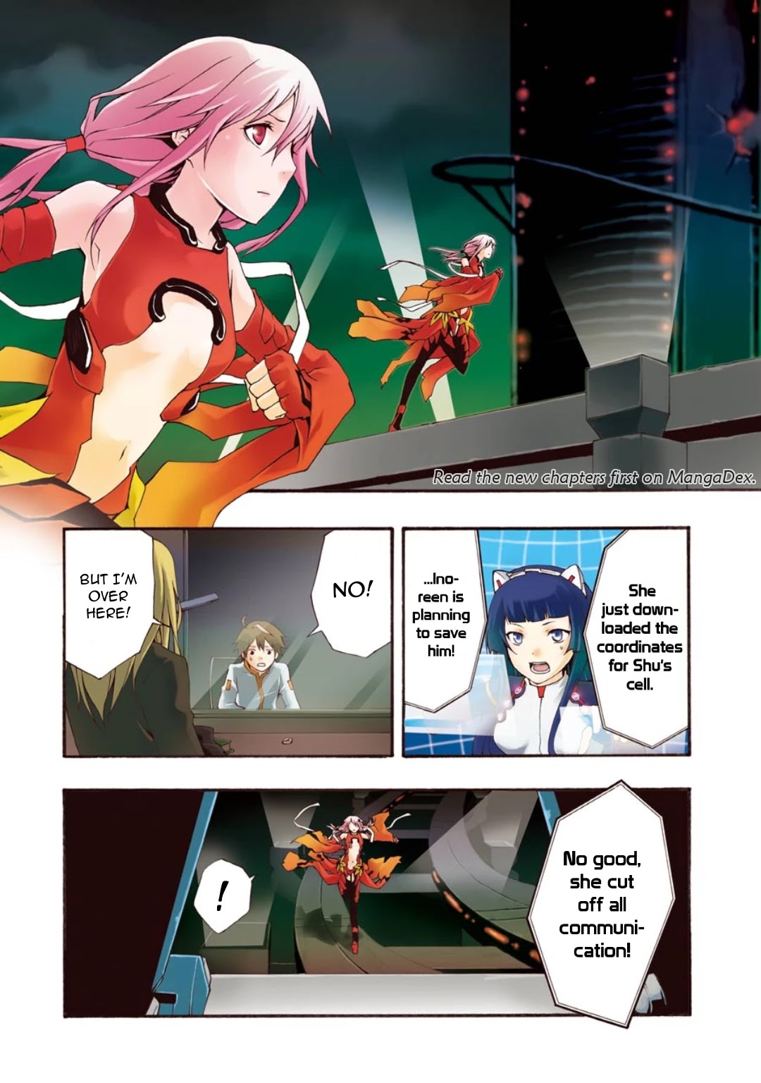 Guilty Crown Chapter 8 page 4 - Chapter 8: Floating - Faith