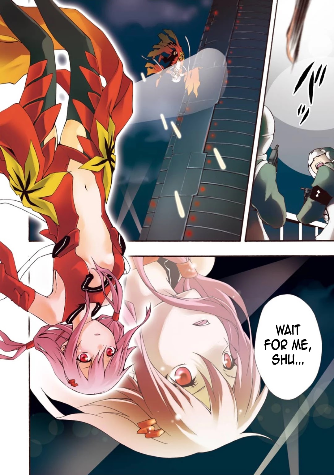 Guilty Crown Chapter 8 page 6 - Chapter 8: Floating - Faith