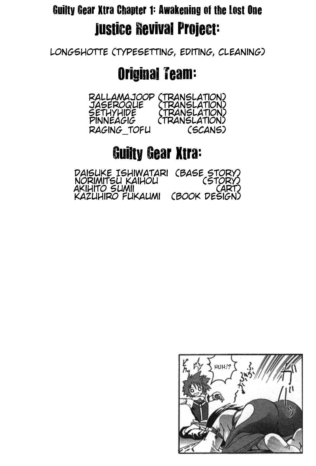 Guilty Gear Xtra Chapter 1 page 34 - Chapter 1: Awakening of the Lost One
