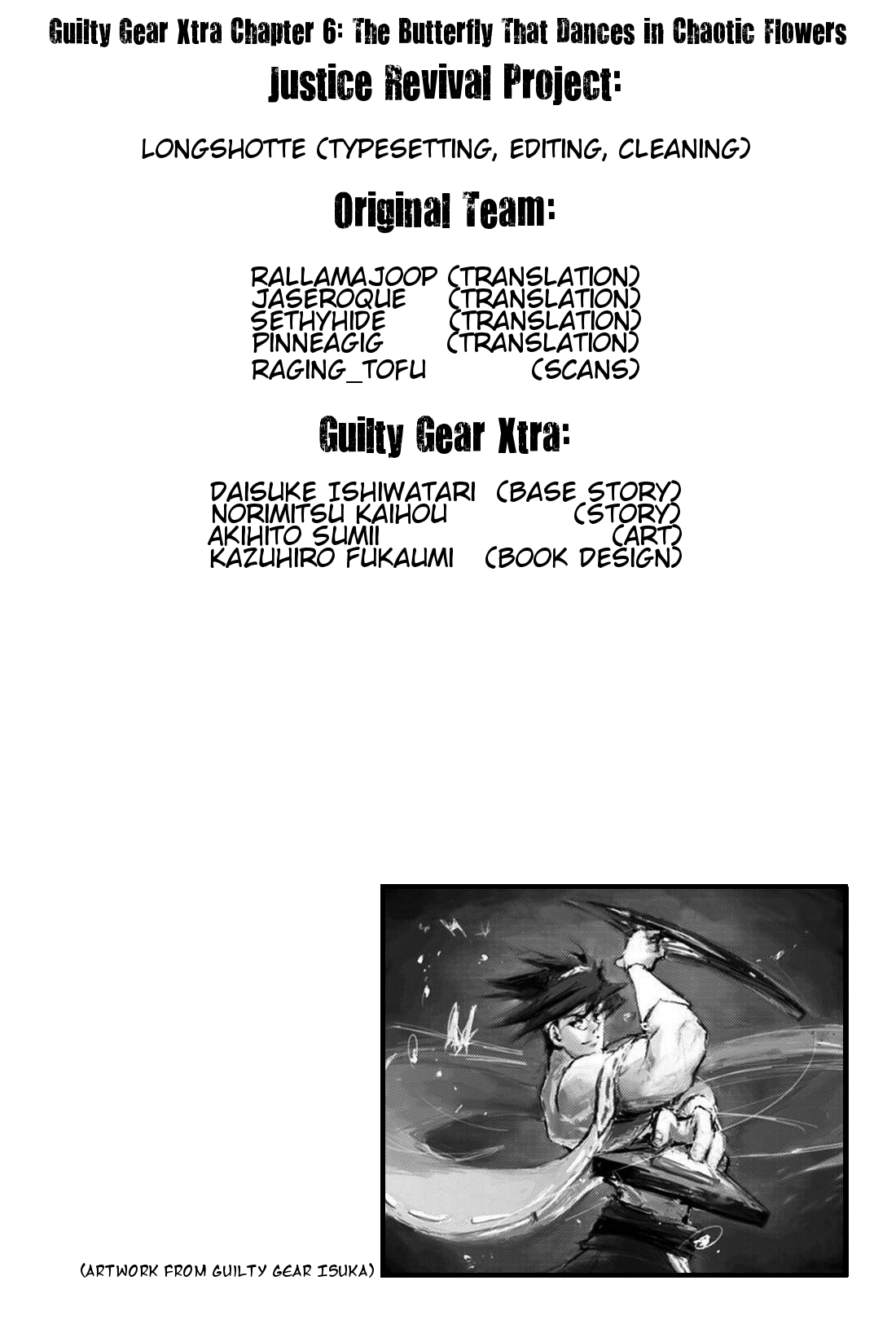 Guilty Gear Xtra Chapter 6 page 22 - Chapter 6: The Butterfly that Dances in Chaotic Flowers