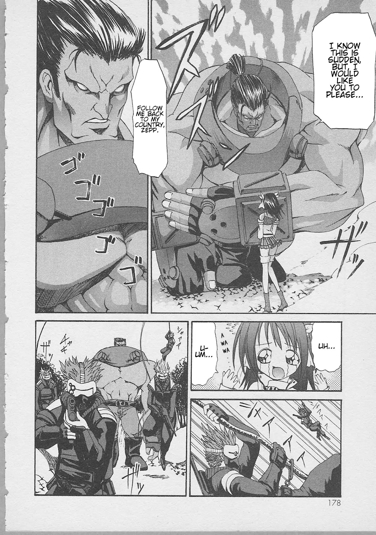 Guilty Gear Xtra Chapter 8 page 11 - Chapter 8: The Ship That Floats Among the Stars and the Metallic Island That Flies in the Sky