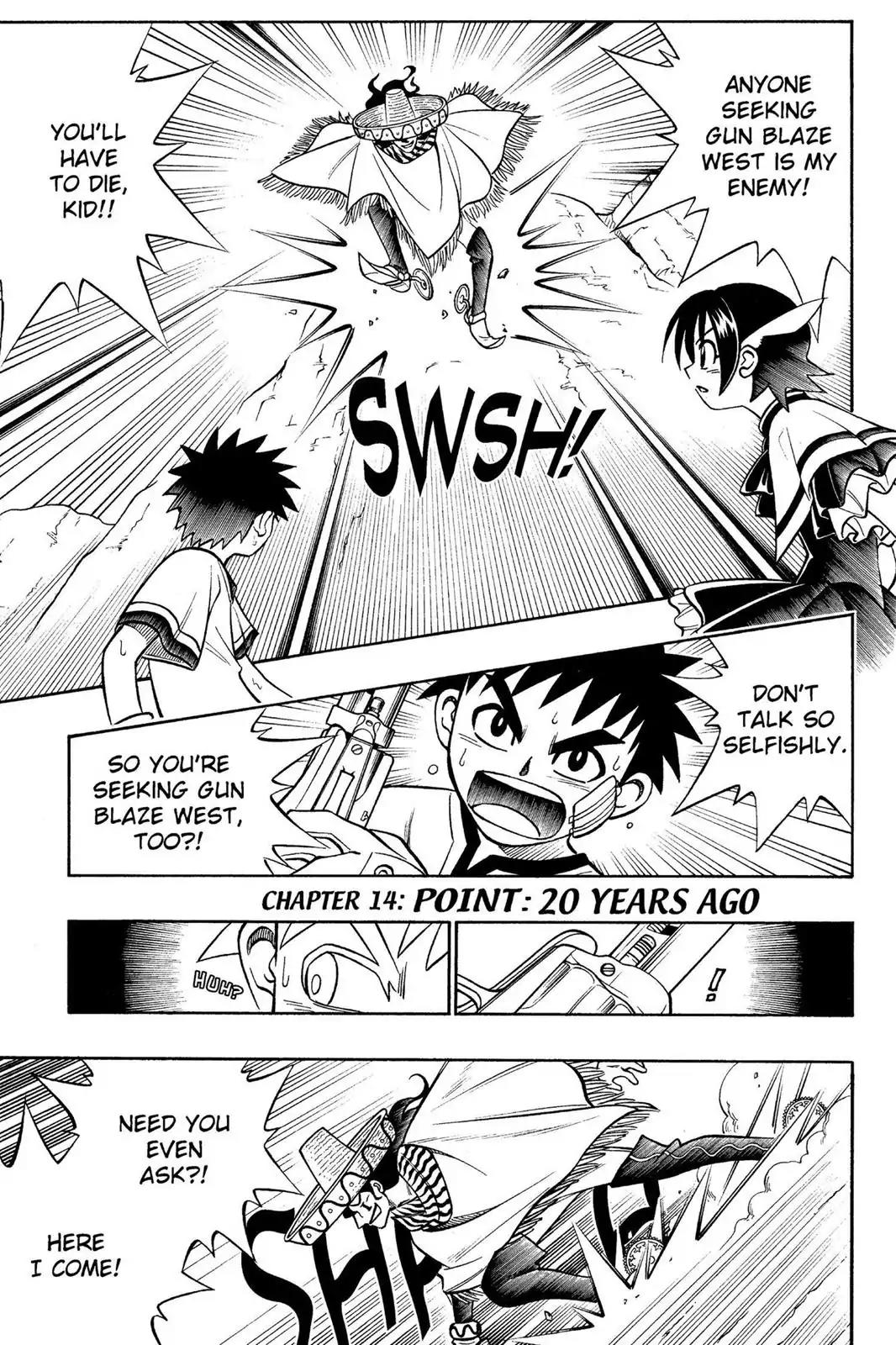 Gun Blaze West Chapter 14 page 1 - Chapter 14: Point: 20 Years Ago
