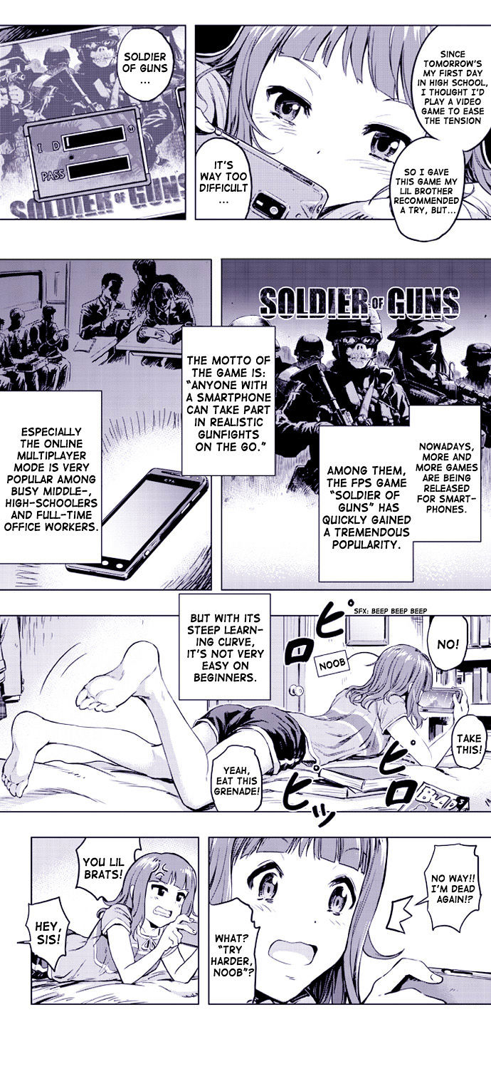 Gun & Girls Chapter 1 page 2 - Chapter 1 : Entrance Ceremony!