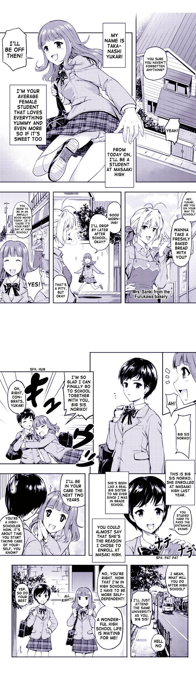 Gun & Girls Chapter 1 page 4 - Chapter 1 : Entrance Ceremony!