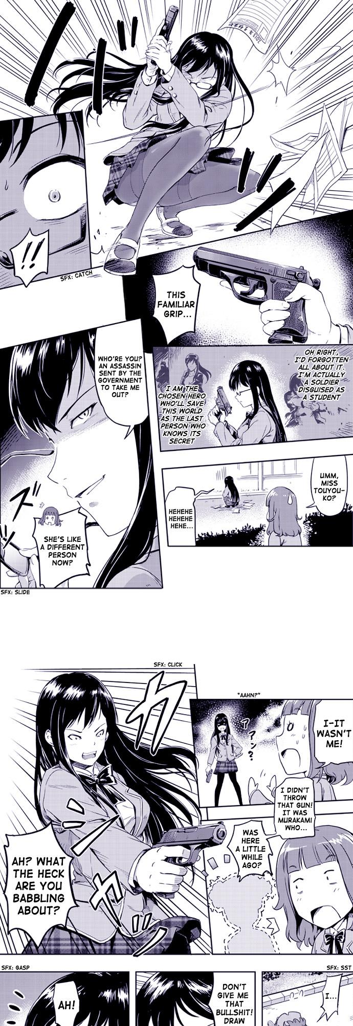 Gun & Girls Chapter 3.2 page 3 - Chapter 3 v2 : To join or not to join!?