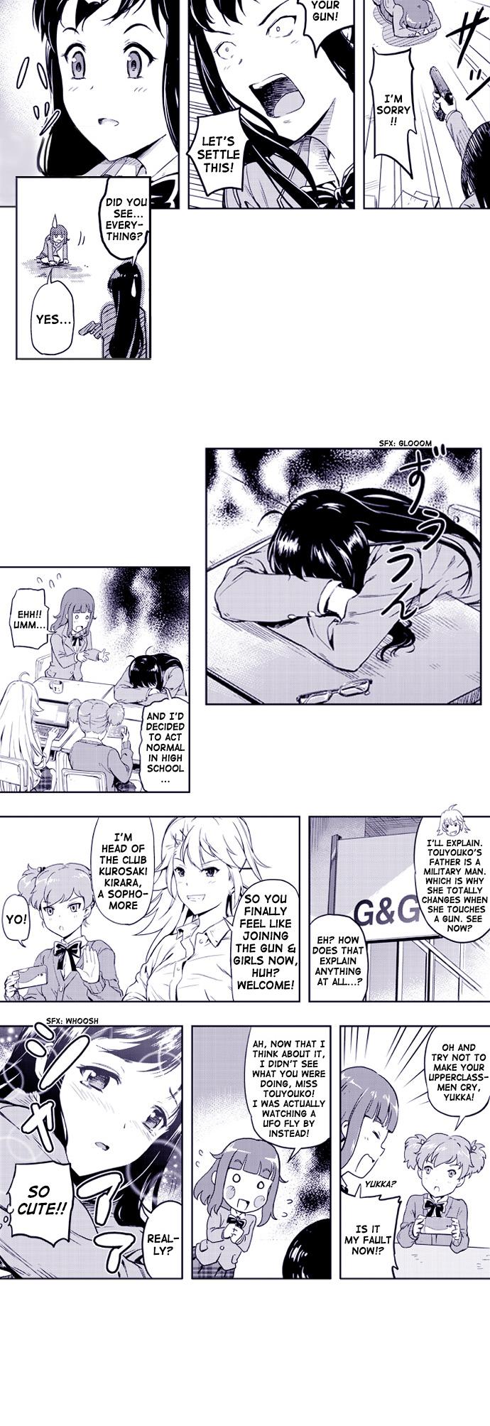 Gun & Girls Chapter 3.2 page 4 - Chapter 3 v2 : To join or not to join!?