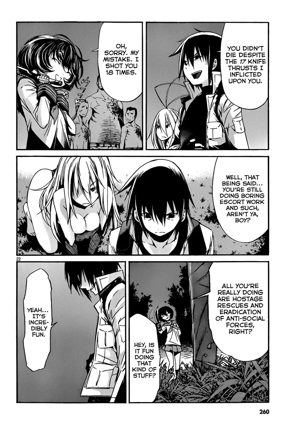 Gun x Clover Chapter 12 page 23 - Chapter 12: Playing With War