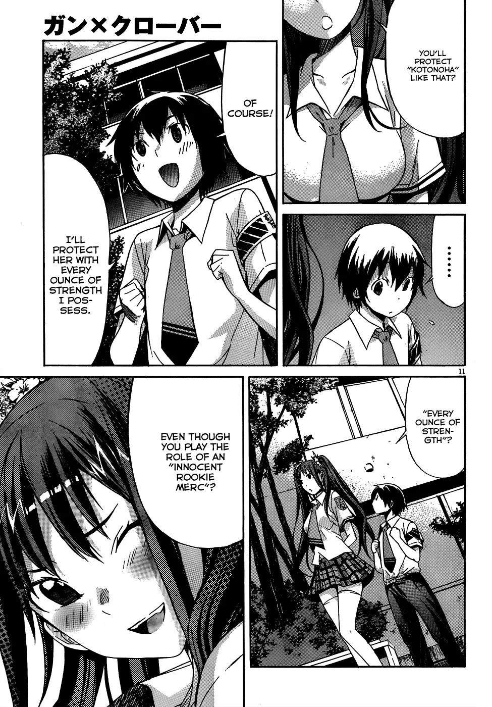 Gun x Clover Chapter 2 page 12 - Chapter 2: The Fourth Girl
