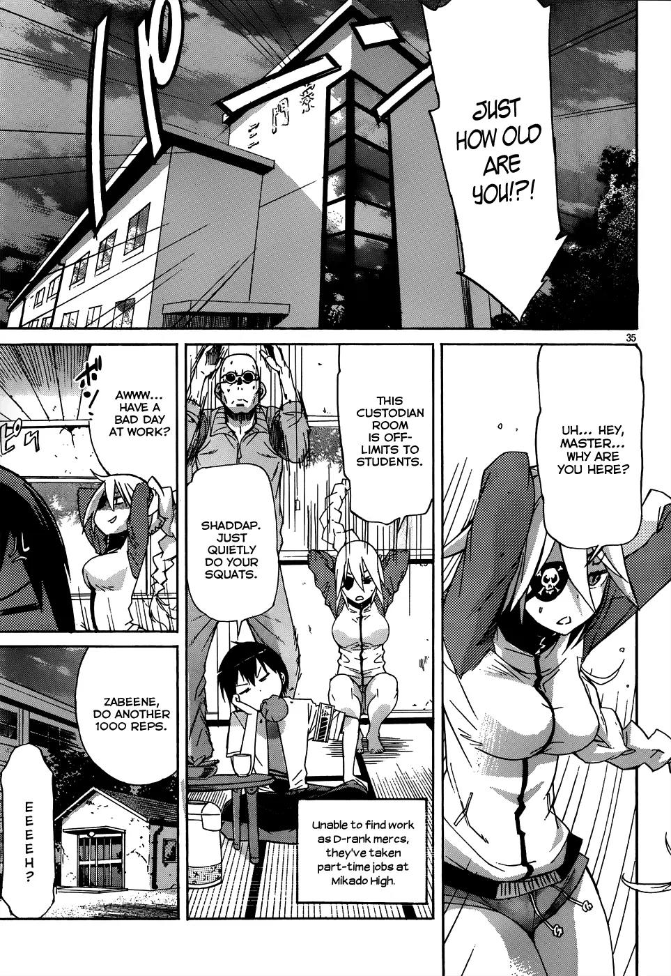 Gun x Clover Chapter 2 page 36 - Chapter 2: The Fourth Girl