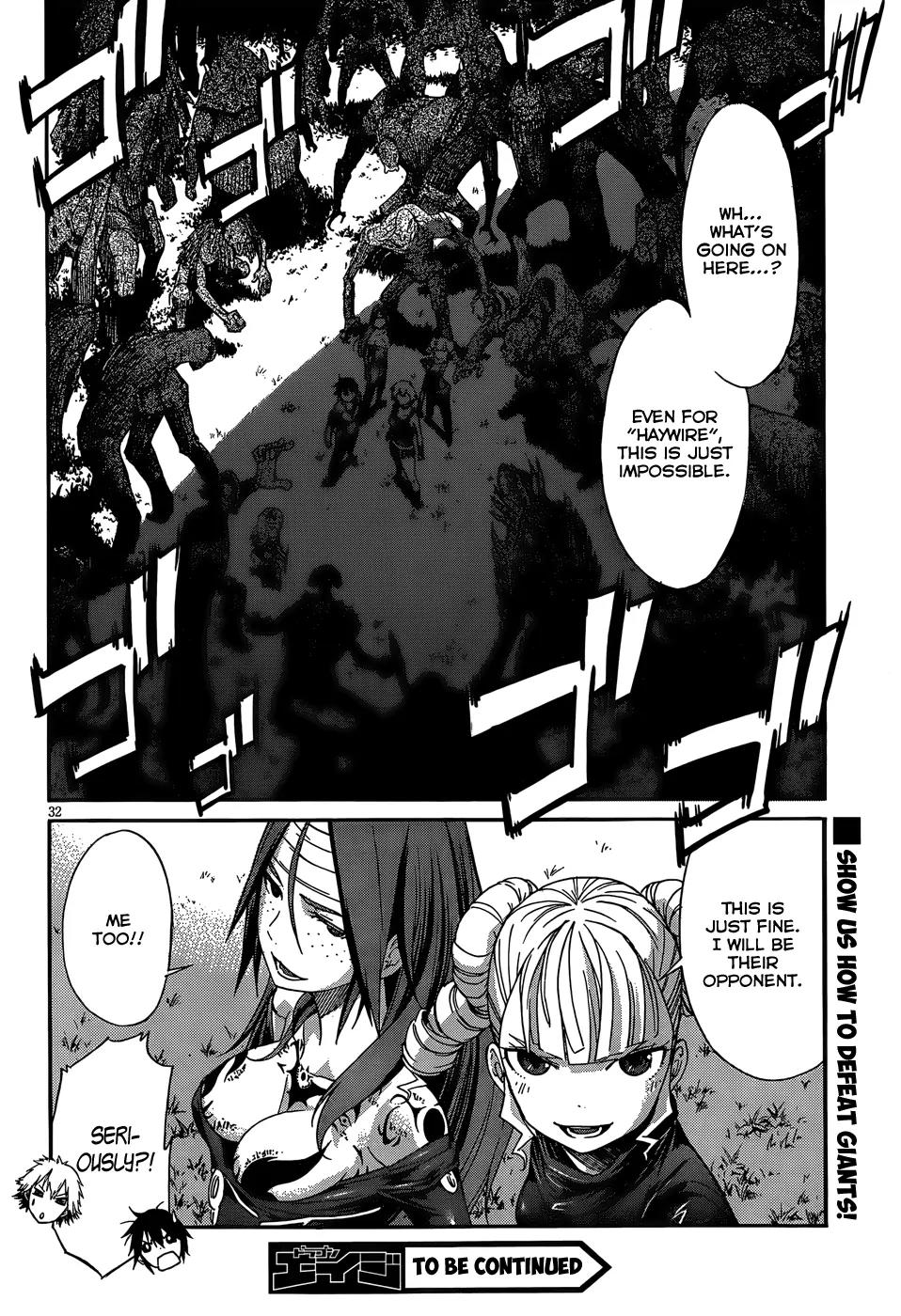 Gun x Clover Chapter 21 page 34 - Chapter 21: A Giant of Anger