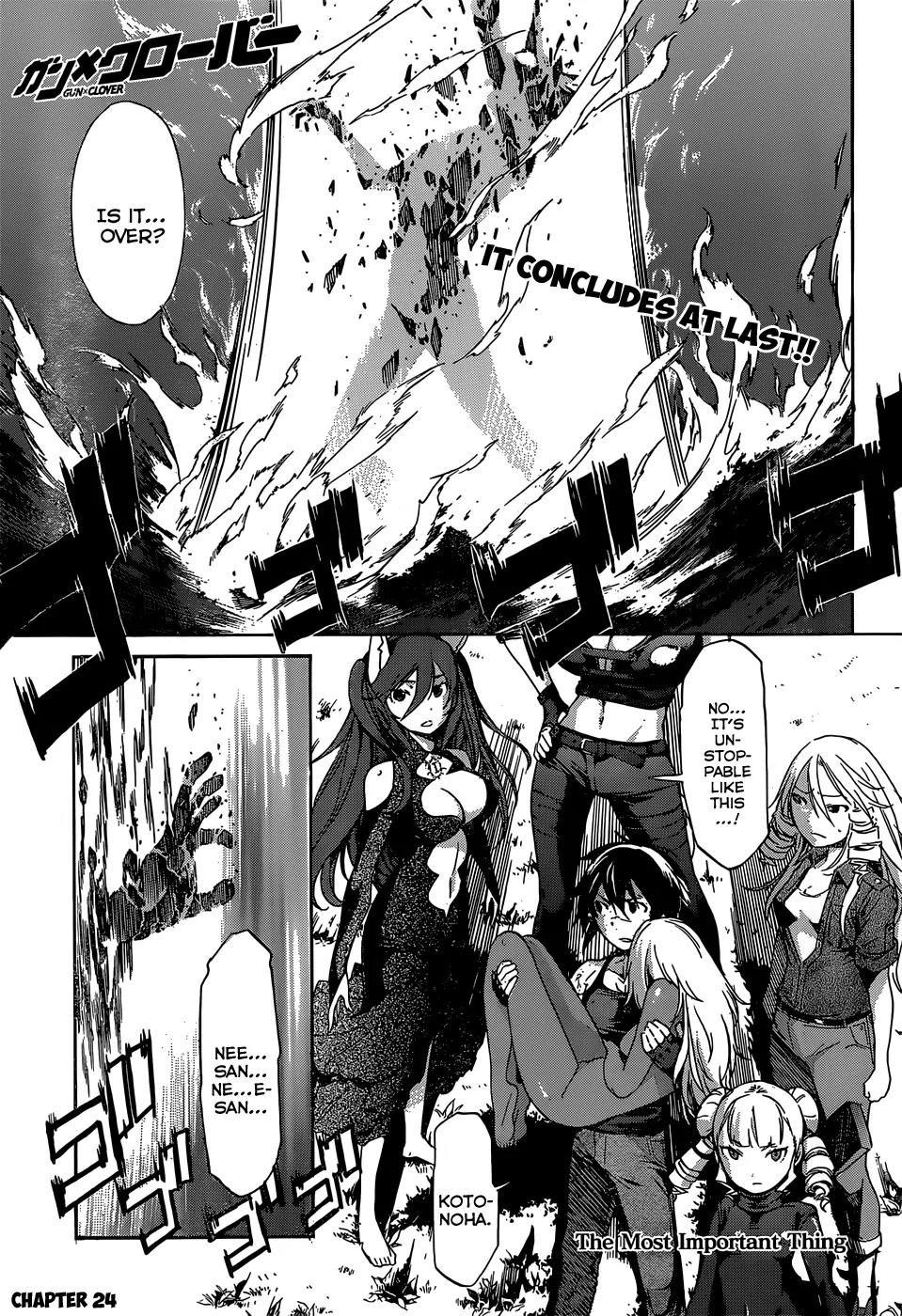 Gun x Clover Chapter 24 page 2 - Chapter 24: The Most Important Thing