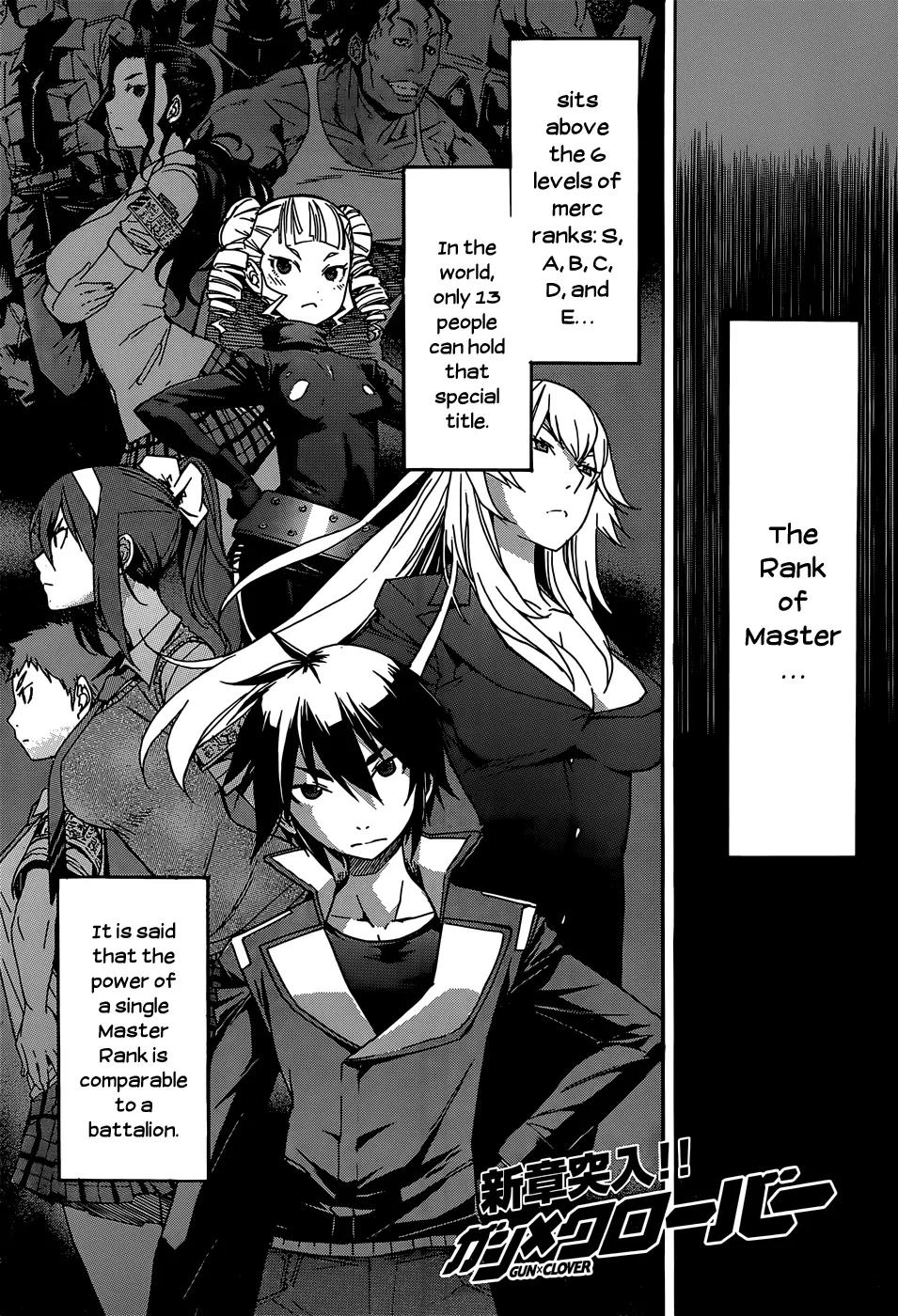 Gun x Clover Chapter 25 page 2 - Chapter 25: Master Rank