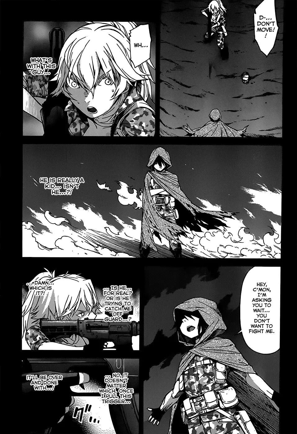 Gun x Clover Chapter 28 page 22 - Chapter 28: First Contact