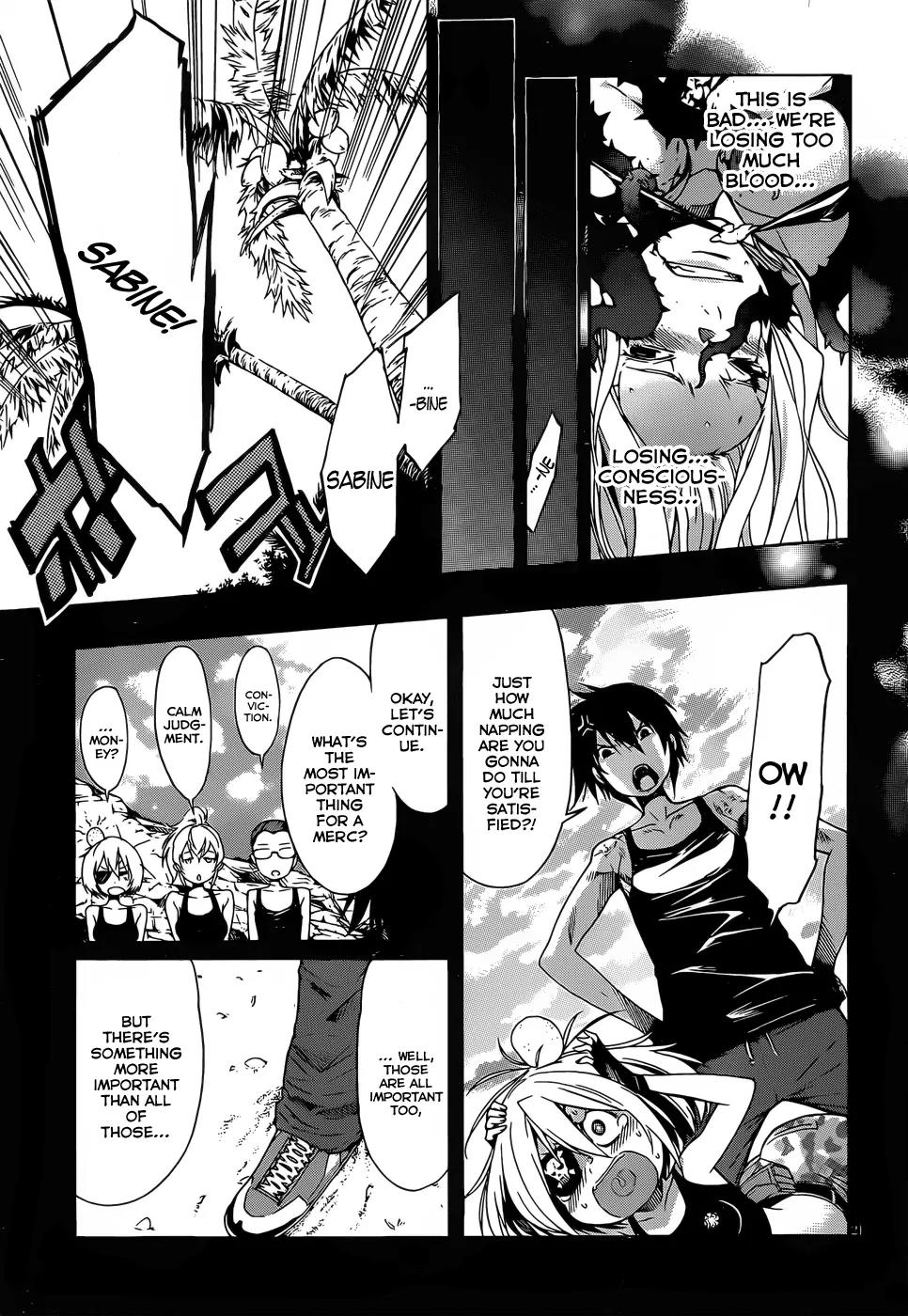 Gun x Clover Chapter 32 page 21 - Chapter 32: Message of the Master