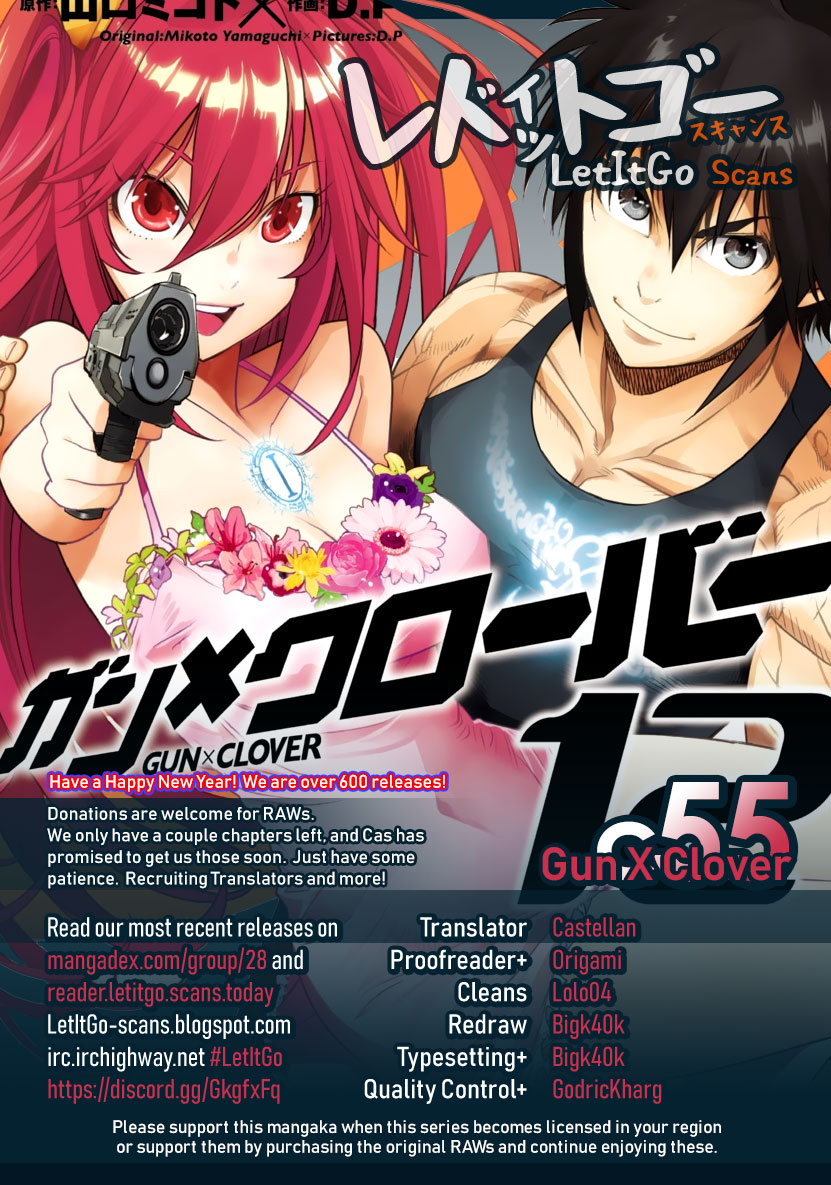 Gun x Clover Chapter 55 page 1 - Chapter 55: The Biggest Pain.