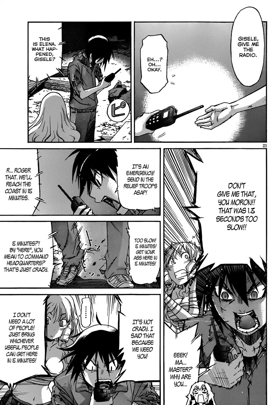 Gun x Clover Chapter 9 page 22 - Chapter 9: The Fifth Girl...?