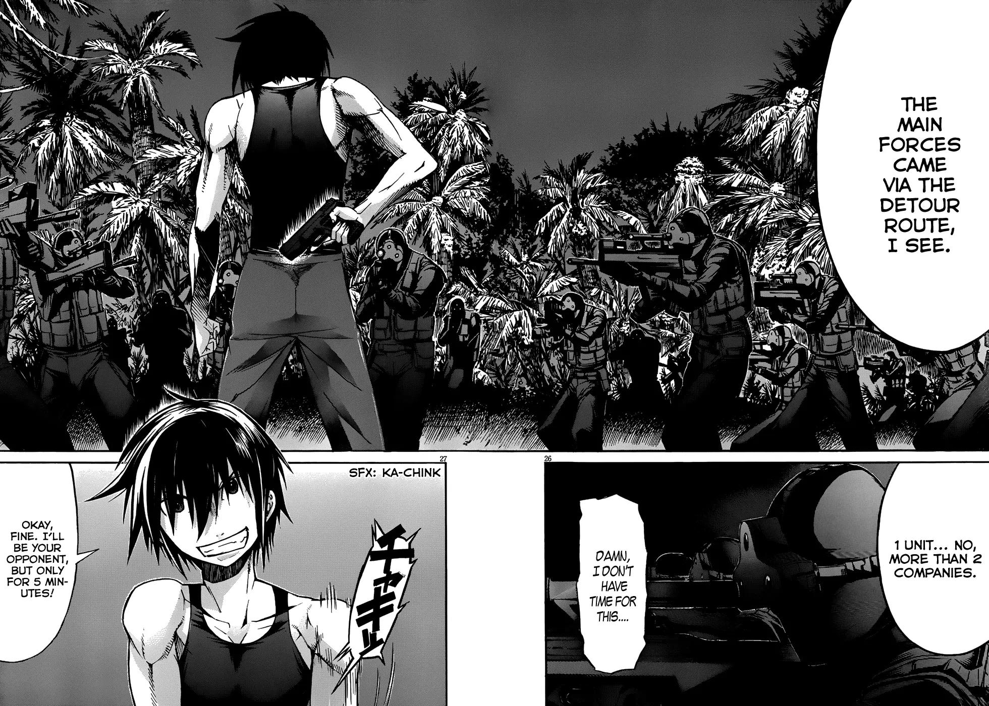 Gun x Clover Chapter 9 page 25 - Chapter 9: The Fifth Girl...?