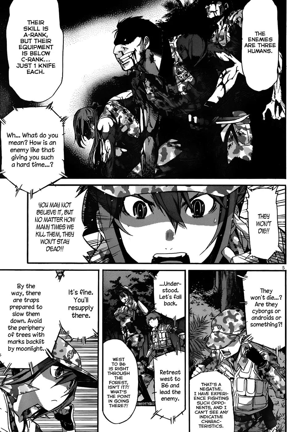Gun x Clover Chapter 9 page 5 - Chapter 9: The Fifth Girl...?