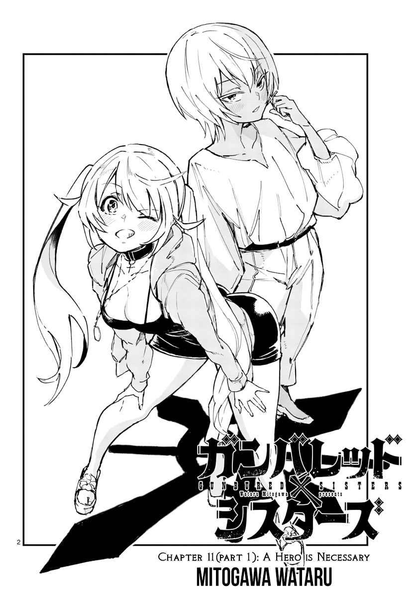 Gunbured x Sisters Chapter 11.1 page 3 - Chapter 11.1: A Hero is Necessary (Part 1)