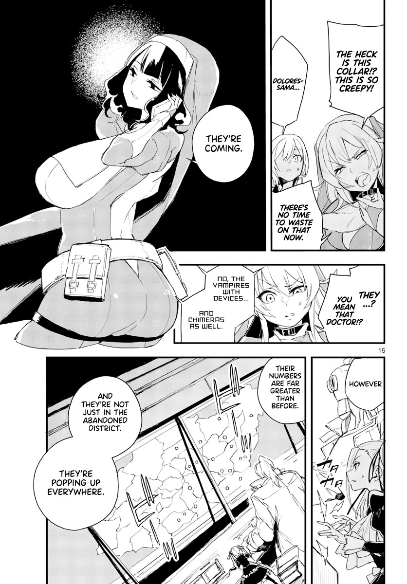 Gunbured x Sisters Chapter 13 page 16 - Chapter 13: May The Blue Moonlight Shine Upon You