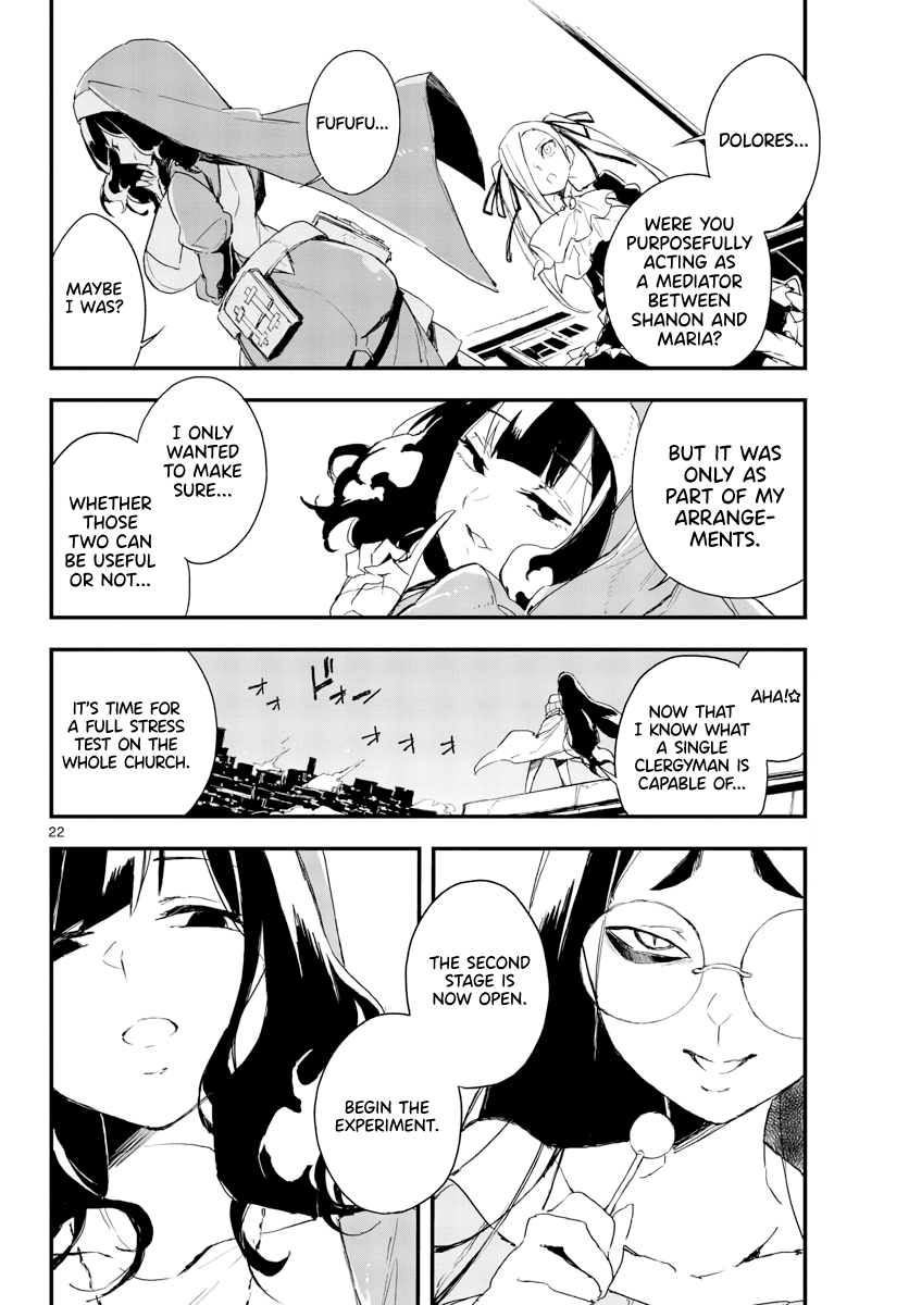 Gunbured x Sisters Chapter 13 page 22 - Chapter 13: May The Blue Moonlight Shine Upon You